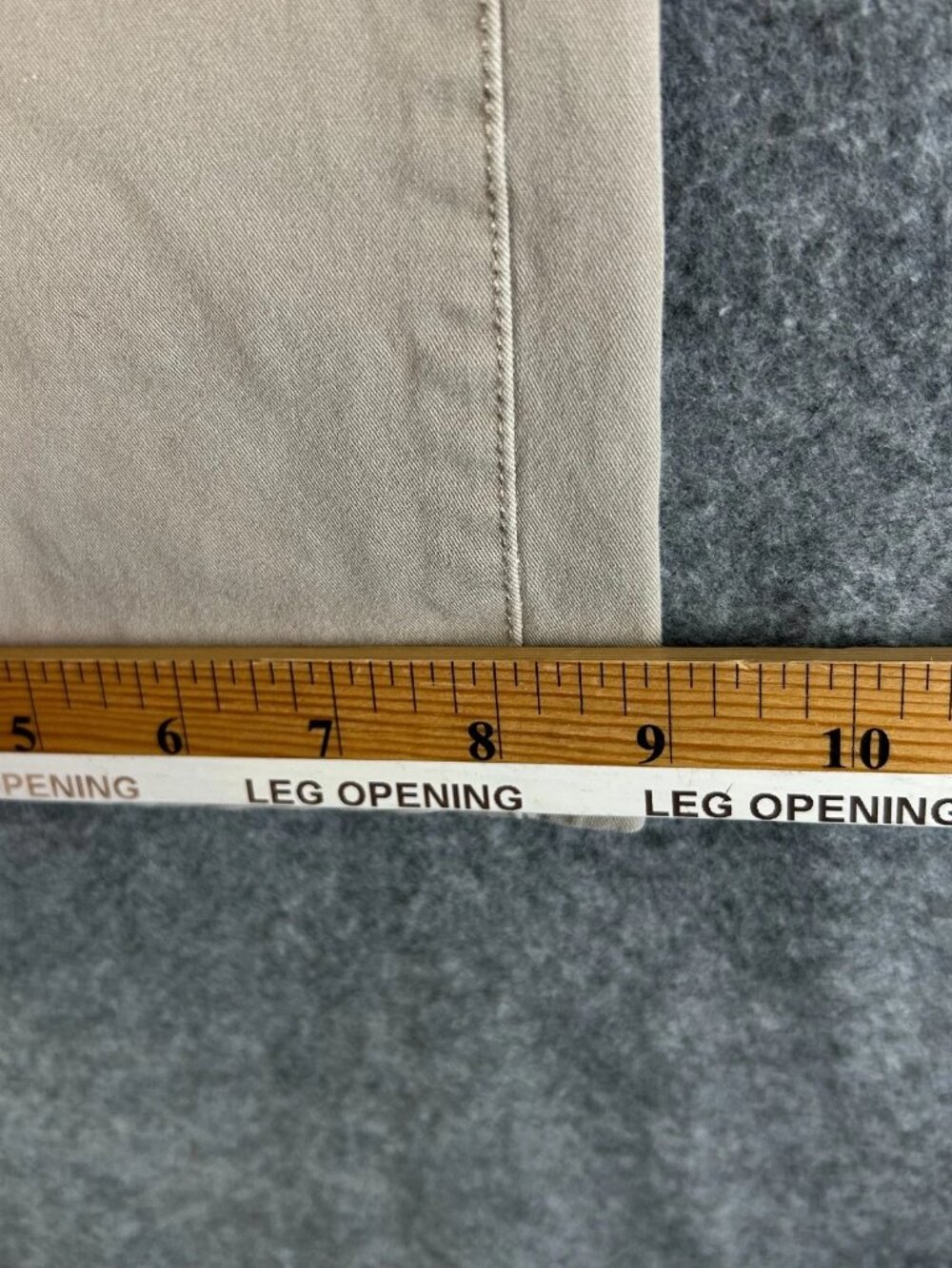 Bonobos Straight Chino Pants Mens 40x32 Light Beige Flat Front Preppy Comfort - Picture 14 of 16